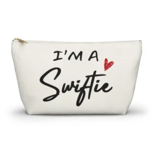 Taylor's I'm Swiftie Makeup Bag Travel Christmas Gift Cosmetic Bag/T-bottom