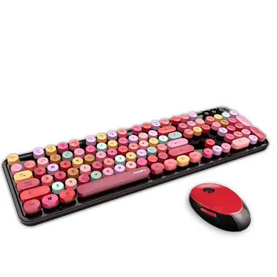 Spring Multi Wireless Keyboard And Mouse Set - Image 1