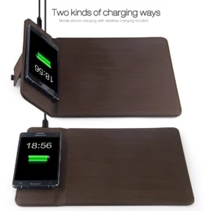 Power Pad Wireless Charger And Mouse Pad For iPhone 8 And Samsung - Thumbnail Image 3