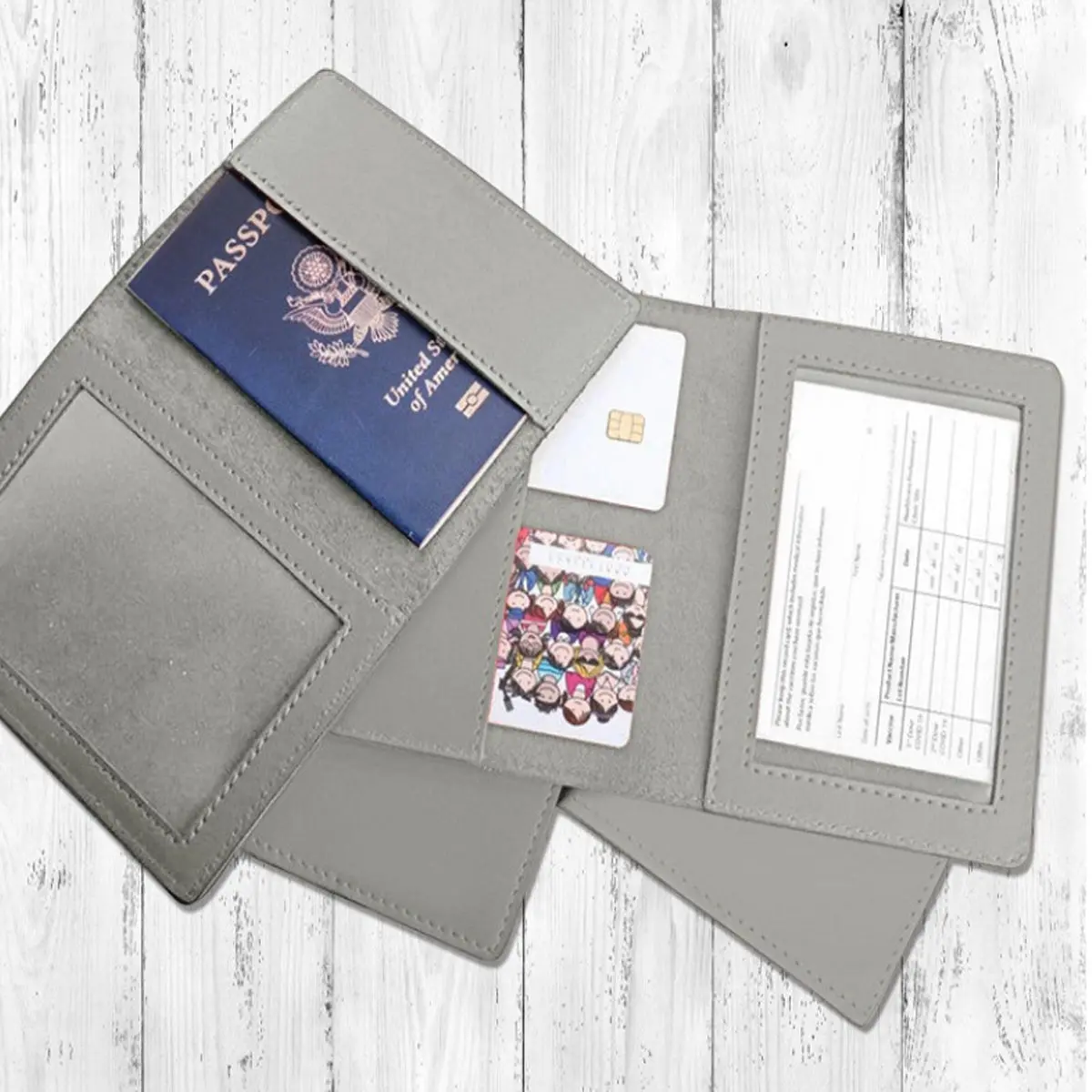 VIP 3 In 1 Card Holder For Vaccination Card, ID And Passport - Image 2