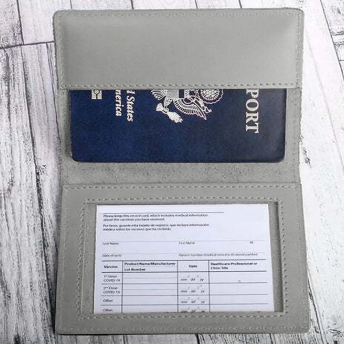 VIP 3 In 1 Card Holder For Vaccination Card, ID And Passport - Image 3