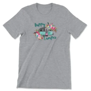 Happy Camper Vintage Camping Tee