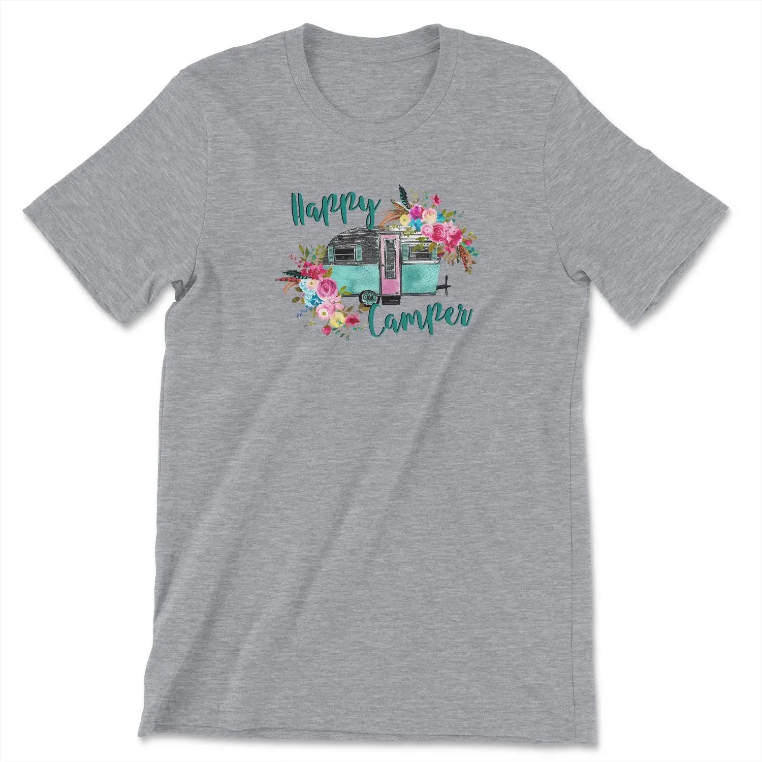 Happy Camper Vintage Camping Tee - Image 1